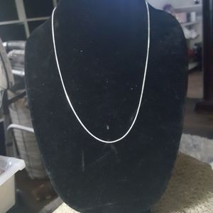 Sterling Silver Necklace "22"in. New